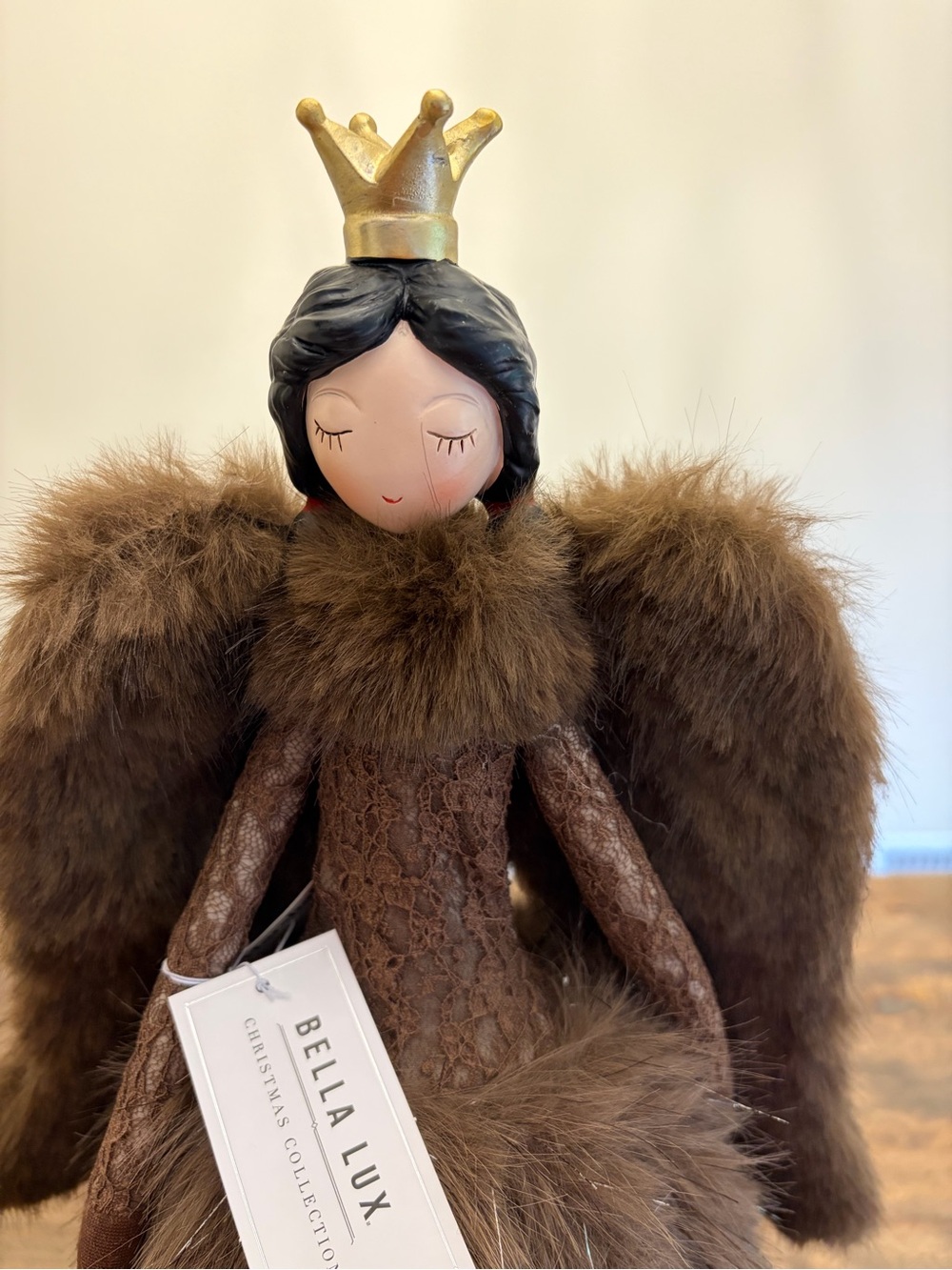Bella Lux Christmas Angel Viral Chocolate “Mink” VHTF - Picture 7 of 15